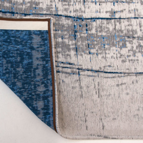 Rug rectangular in chenille cotton for interior furnishing | RAGGIO DI LUNA